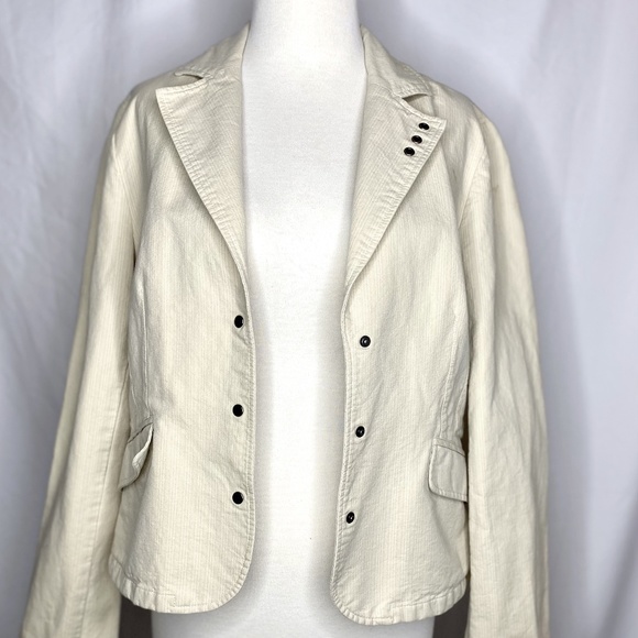Ideology Jackets & Blazers - Ideology Woman’s Cotton Blazer Light tan (M)